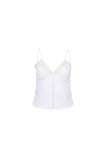 White - Poplin Cami | Fleur du Mal - DEMO