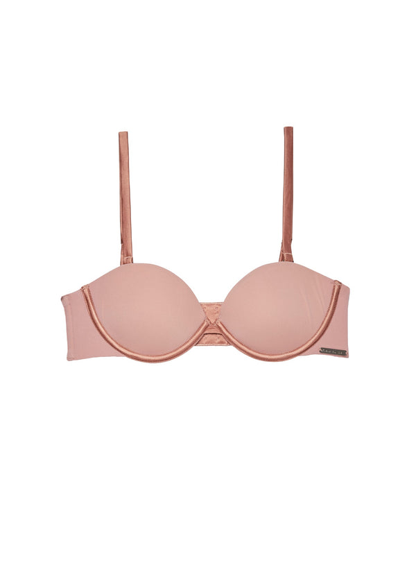 Tan - Le Stretch Micro Multi-Way Bra | Fleur du Mal - DEMO