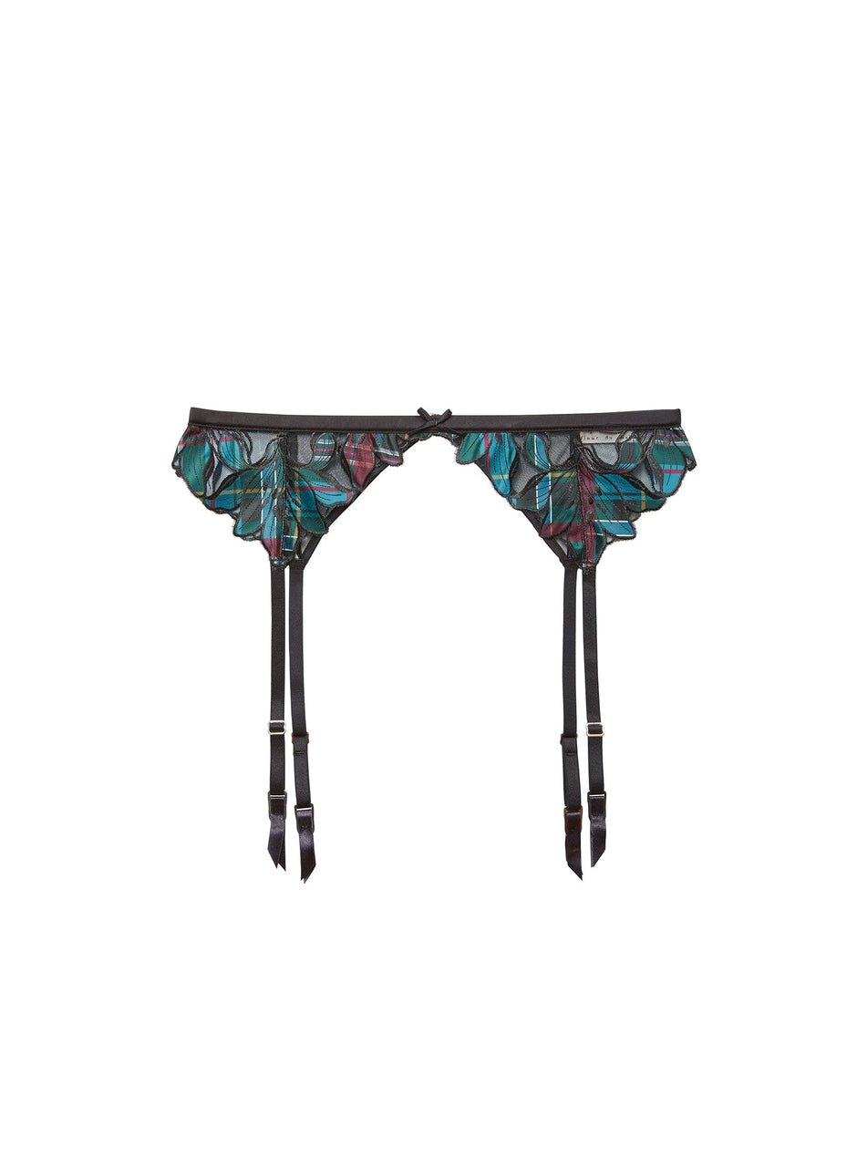 Fall plaid - Lily Embroidery Garter Belt | Fleur du Mal - DEMO