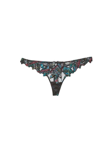 Fall plaid - Lily Embroidery Hipster Thong | Fleur du Mal - DEMO