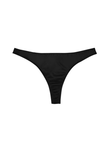 Black - Luxe Thong | Fleur du Mal - DEMO