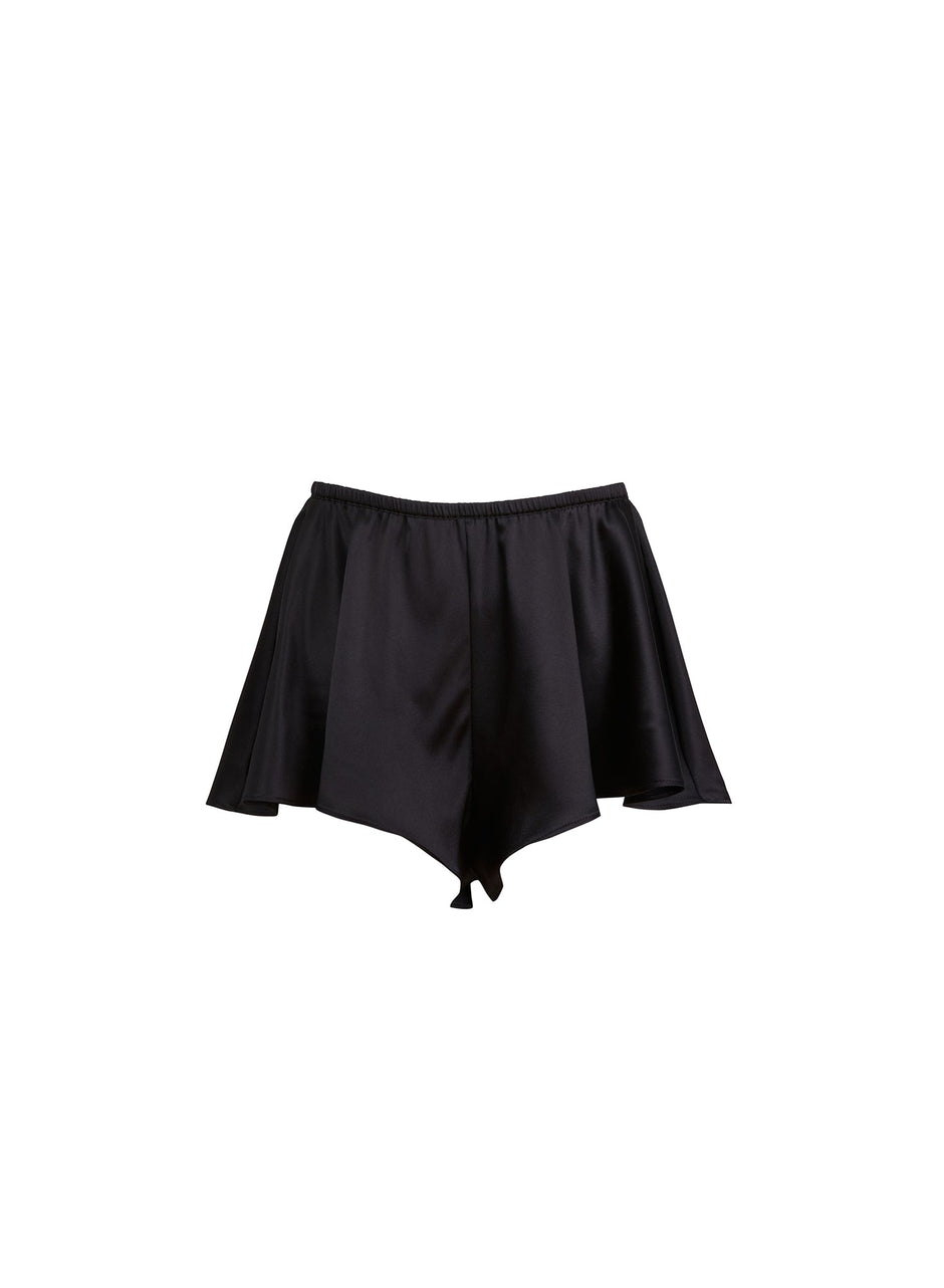 Black - Luxe Flutter Short | Fleur du Mal - DEMO