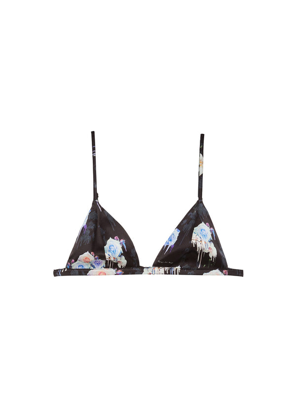 Dripping flowers - Luxe Triangle Bra | Fleur du Mal - DEMO