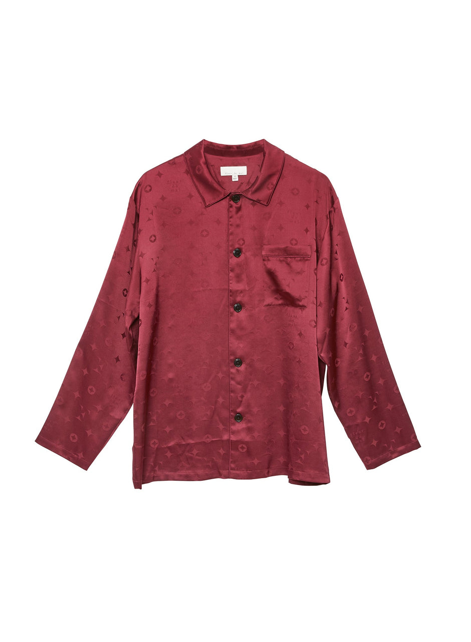 Barolo - Silk Jacquard PJ Top | Fleur du Mal - DEMO
