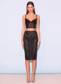 Mesh Longline Bustier