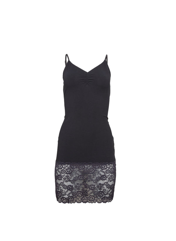 Black - Organic Cotton Slip | Fleur du Mal - DEMO