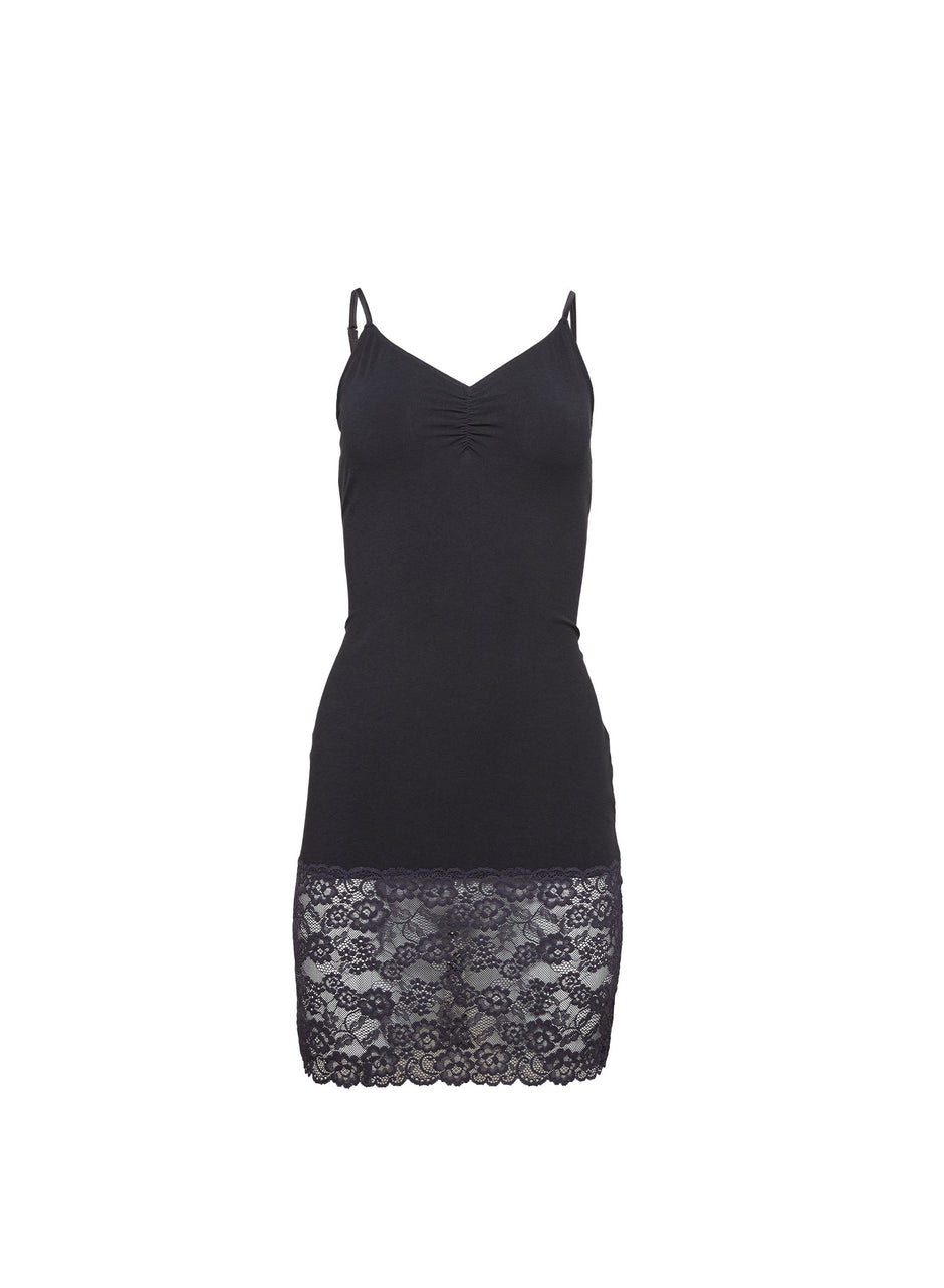 Black - Organic Cotton Slip | Fleur du Mal - DEMO