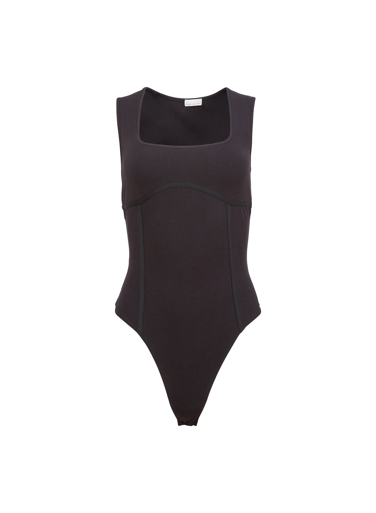 Organic Cotton Tank Bodysuit Flat