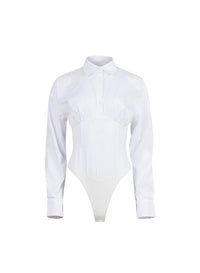 Button Down Bodysuit