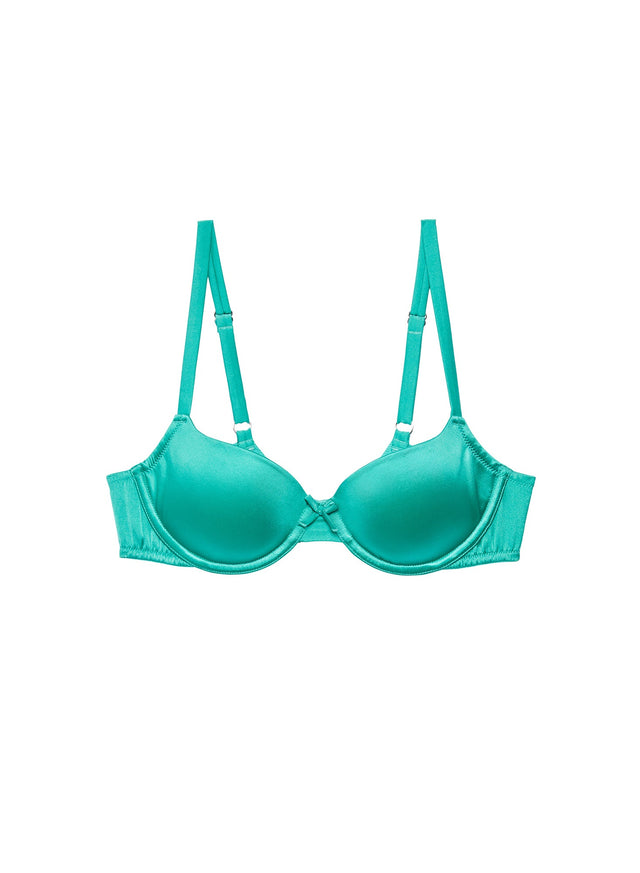 Sea glass - Seamless Luxe Balconette Bra | Fleur du Mal - DEMO