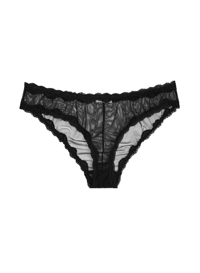 Black - Sheer Tulle Bikini | Fleur du Mal - DEMO