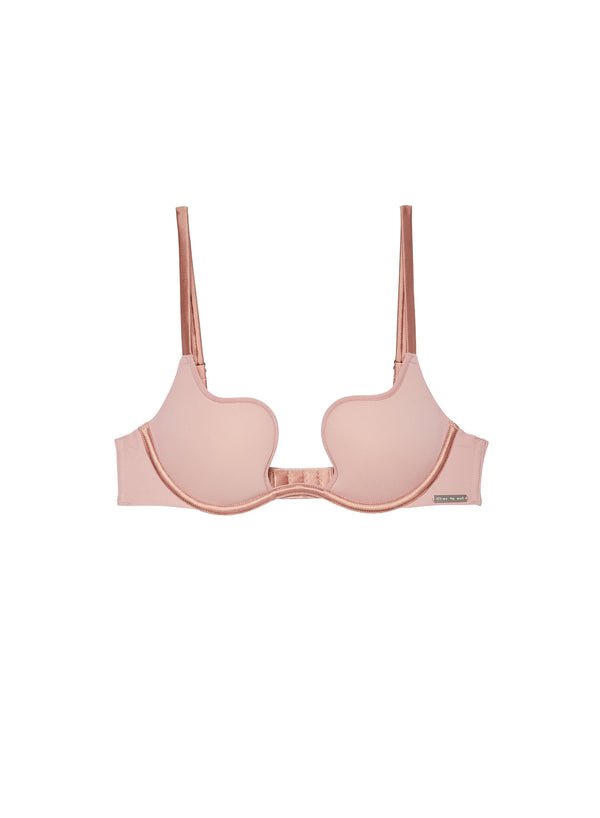 Tan - Le Stretch Micro Seduce U-Plunge Bra | Fleur du Mal - DEMO