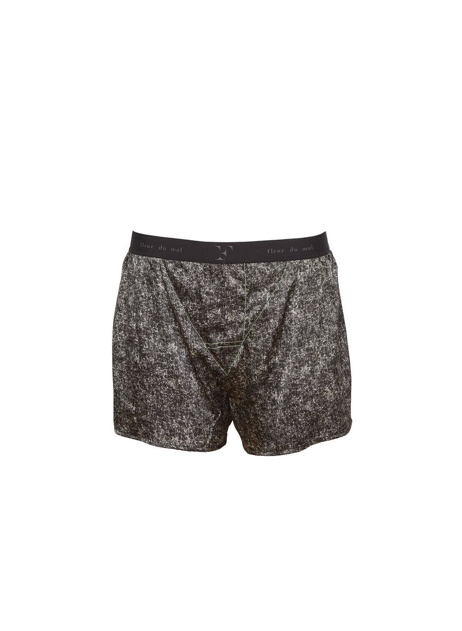 Grey acid wash - Unisex Boxer Short | Fleur du Mal - DEMO