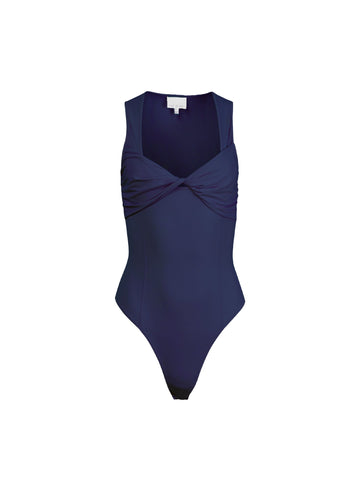 Night sky - Sleek Jersey Knot Bodysuit | Fleur du Mal - DEMO