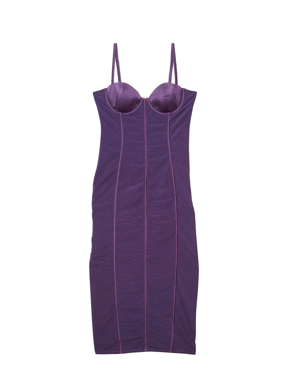 Açaí - Mesh Bustier Dress | Fleur du Mal - DEMO
