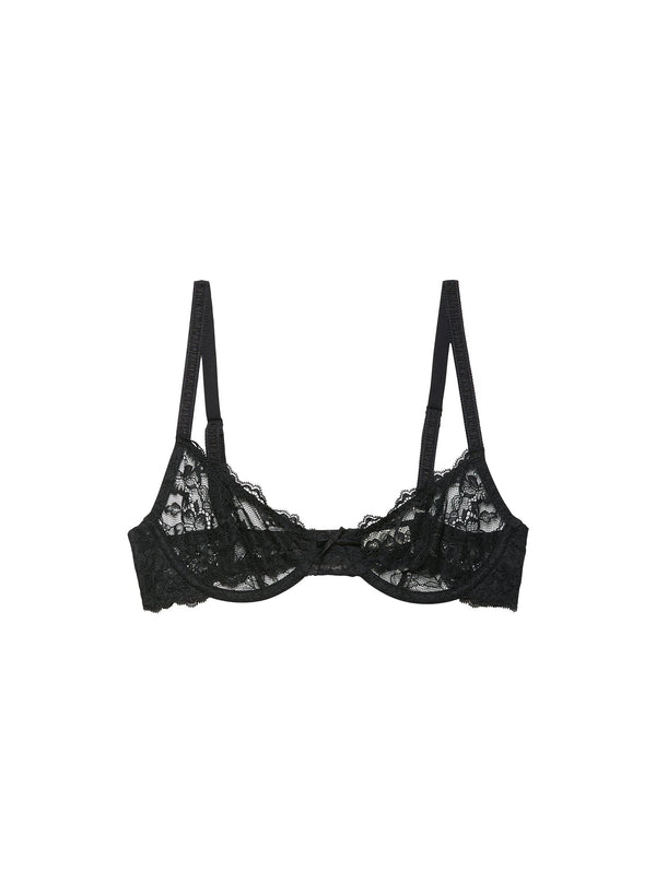 Black - Bianca Lace Bra | Fleur du Mal - DEMO