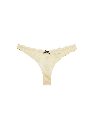 Buttercup - Bianca Lace Thong | Fleur du Mal - DEMO
