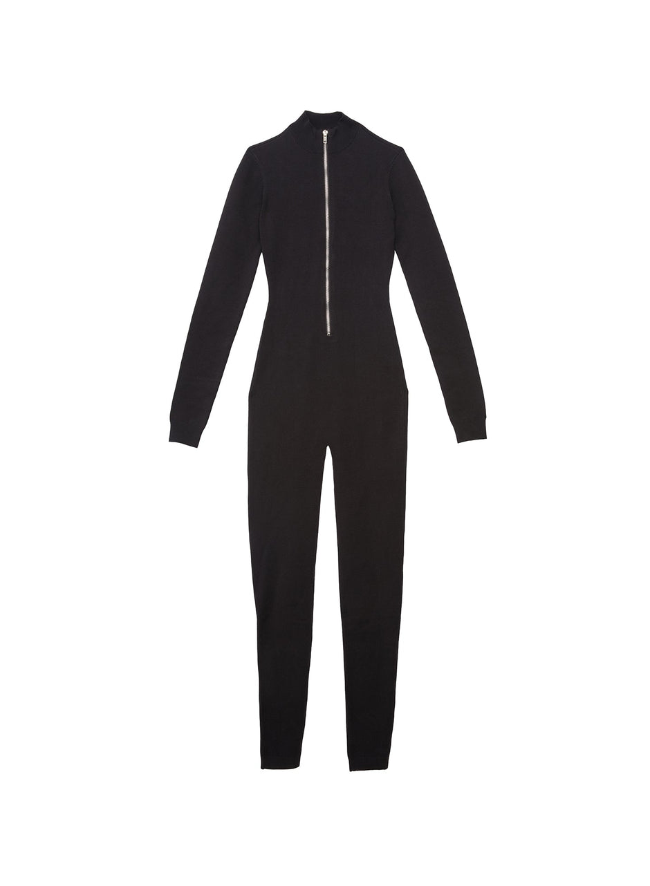 Black - Knit Catsuit | Fleur du Mal - DEMO