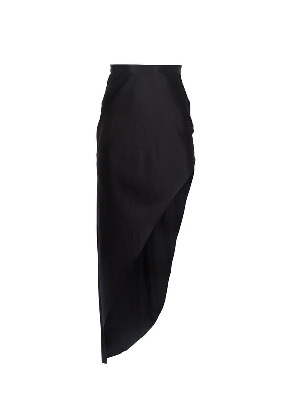 Black - High Slit Skirt | Fleur du Mal - DEMO
