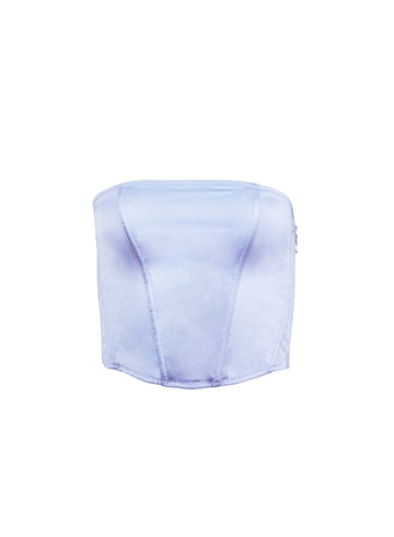 Pastel sky - Silk Corset Top | Fleur du Mal - DEMO