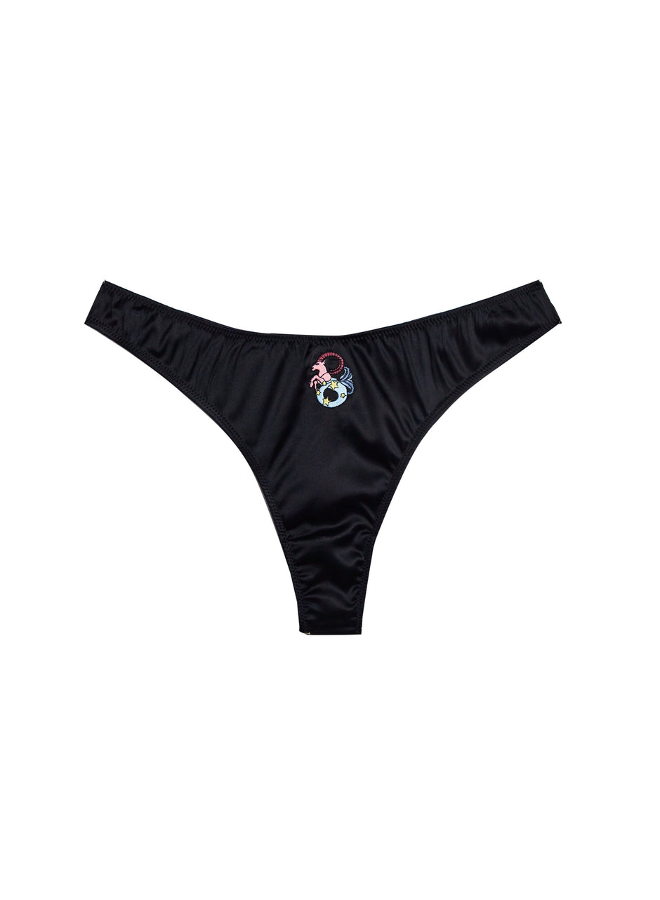 Capricorn - Capricorn Zodiac Thong | Fleur du Mal - DEMO