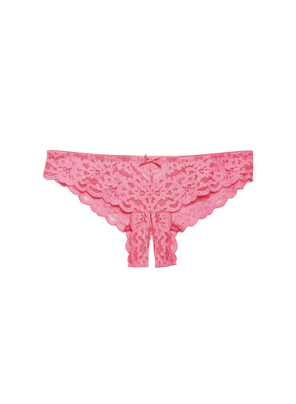 Pink cadillac - Charlotte Crotchless Panty | Fleur du Mal - DEMO