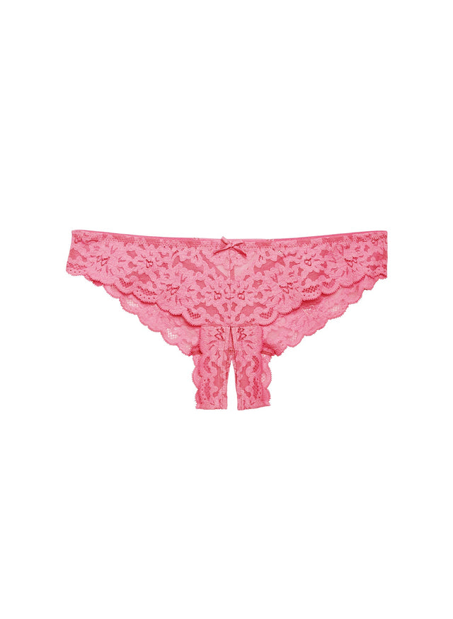 Pink cadillac - Charlotte Crotchless Panty | Fleur du Mal - DEMO
