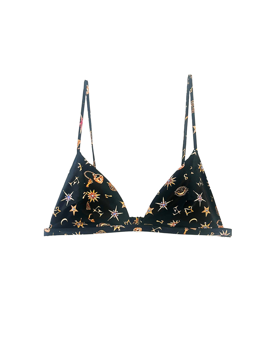 Charm print - Luxe Triangle Bra | Fleur du Mal - DEMO