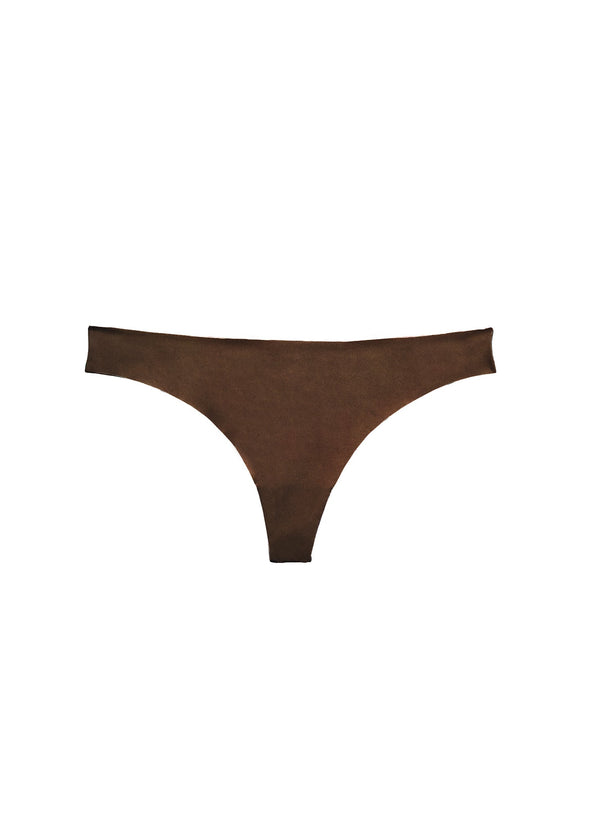 Cocoa - Le Stretch Micro Thong | Fleur du Mal - DEMO