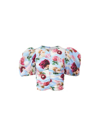 Georgette Puff Sleeve Top