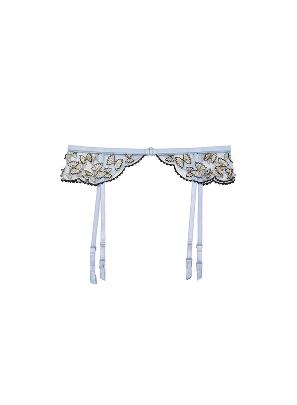 Ice queen - Farfalle Embroidery Garter Belt | Fleur du Mal - DEMO