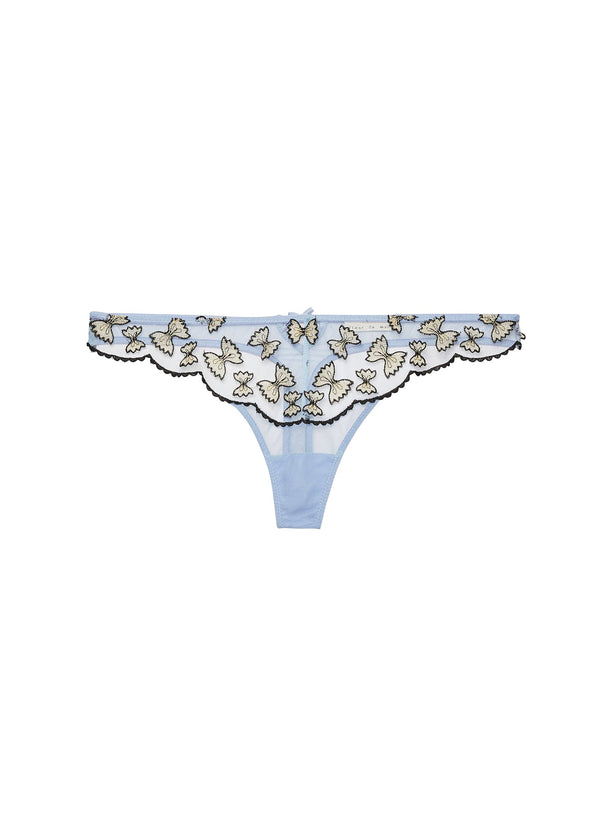 Ice queen - Farfalle Embroidery Thong | Fleur du Mal - DEMO