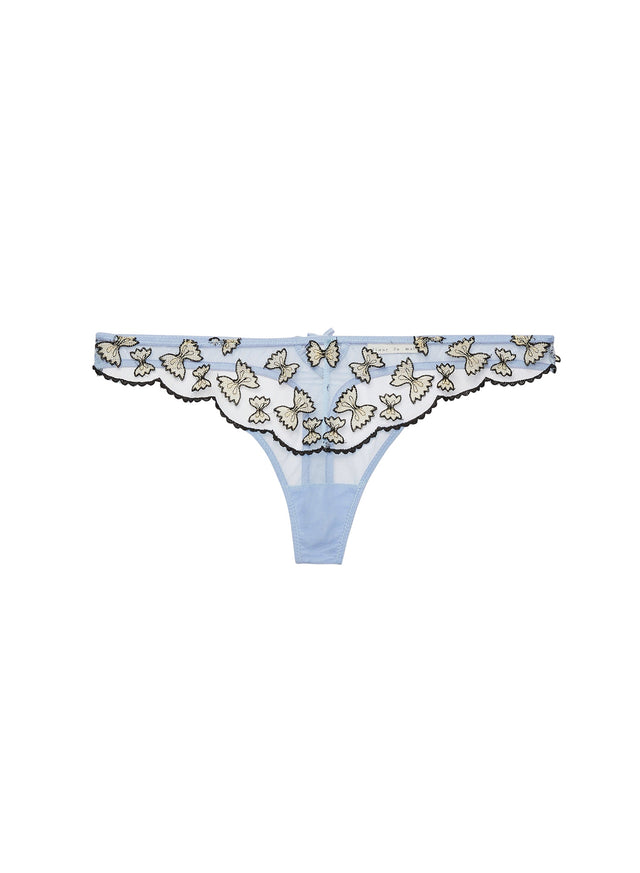 Ice queen - Farfalle Embroidery Thong | Fleur du Mal - DEMO