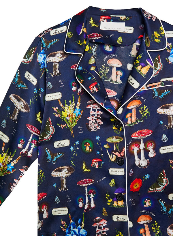 Mushroom print - Magical Mushroom PJ Top | Fleur du Mal - DEMO
