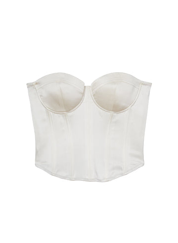 Ivory - Hamptons Bustier | Fleur du Mal - DEMO