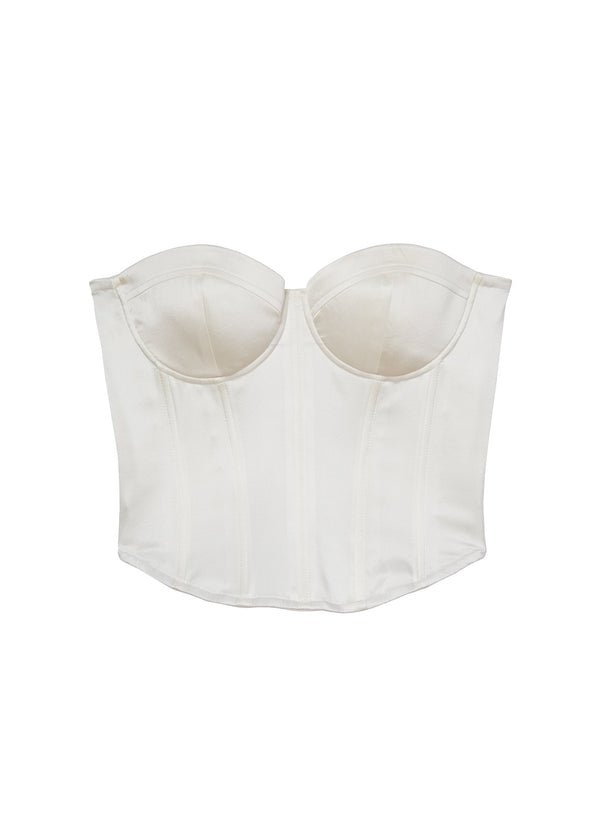 Ivory - Hamptons Bustier | Fleur du Mal - DEMO