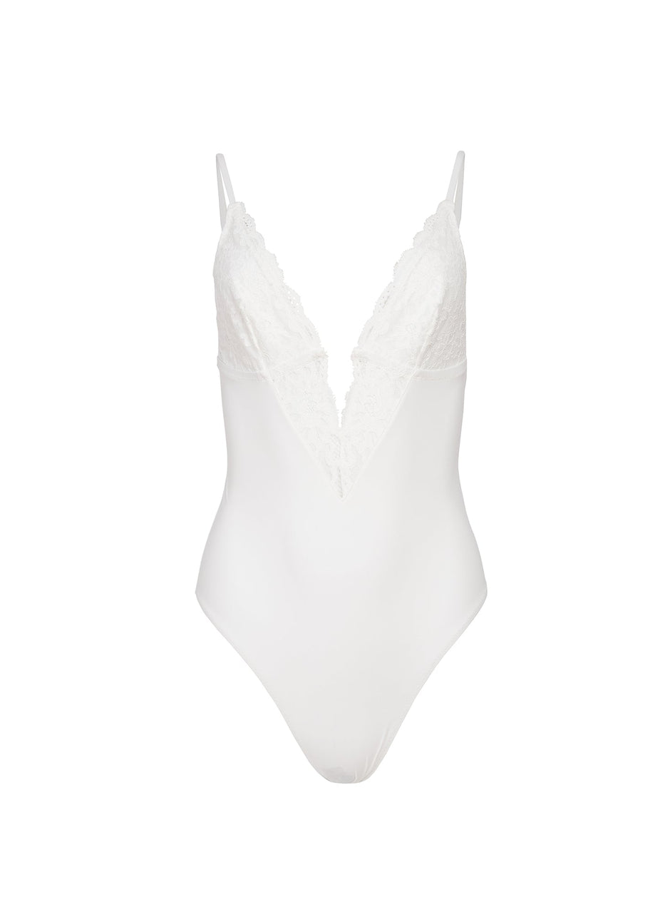 Ivory - Charlotte 3-Way Bodysuit | Fleur du Mal - DEMO
