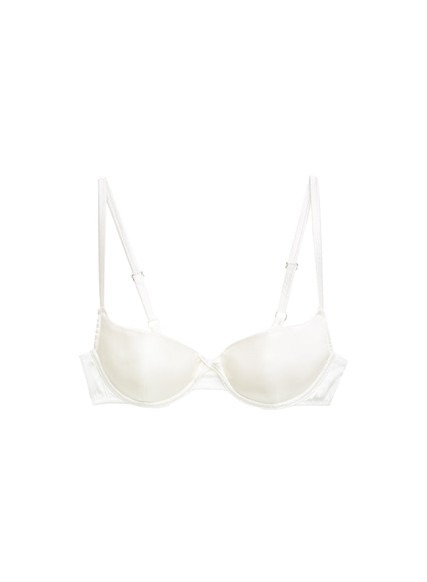 Ivory - Seamless Luxe Balconette Bra | Fleur du Mal - DEMO