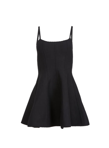 Black - Flared Corset Dress | Fleur du Mal - DEMO