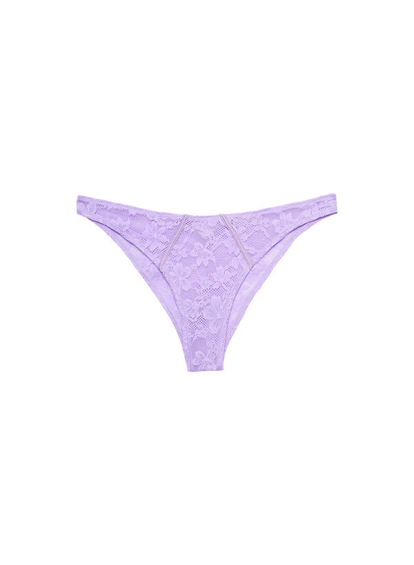Light lilac - Le Stretch Lace Cheeky | Fleur du Mal - DEMO