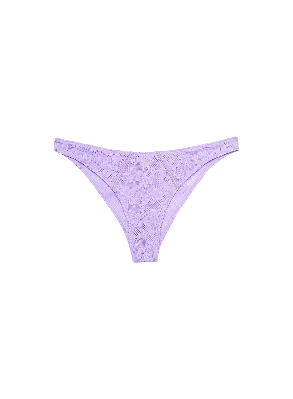 Light lilac - Le Stretch Lace Cheeky | Fleur du Mal - DEMO