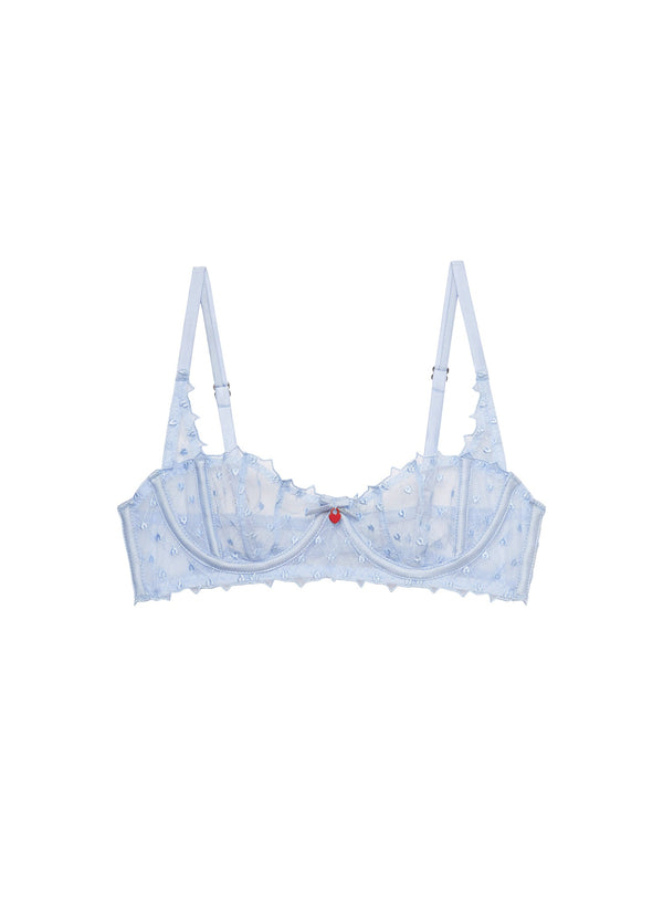 Forget me not - Love Lock Embroidery Balconette | Fleur du Mal - DEMO