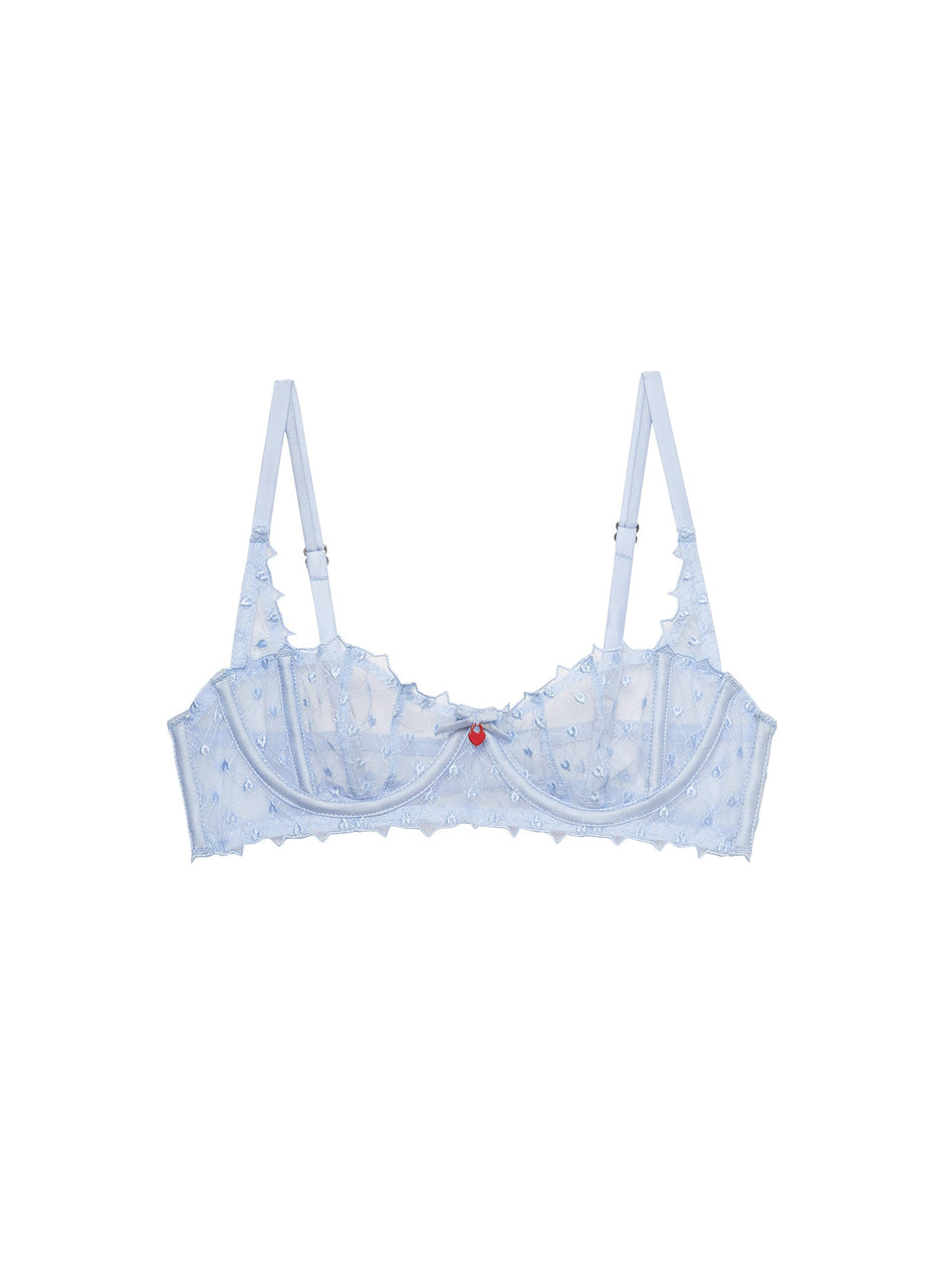 Forget me not - Love Lock Embroidery Balconette | Fleur du Mal - DEMO