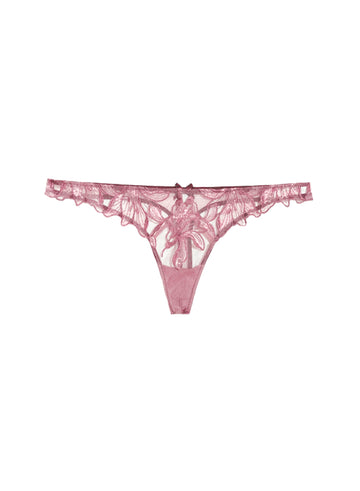 Amarena - Lily Embroidery Hipster Thong | Fleur du Mal - DEMO