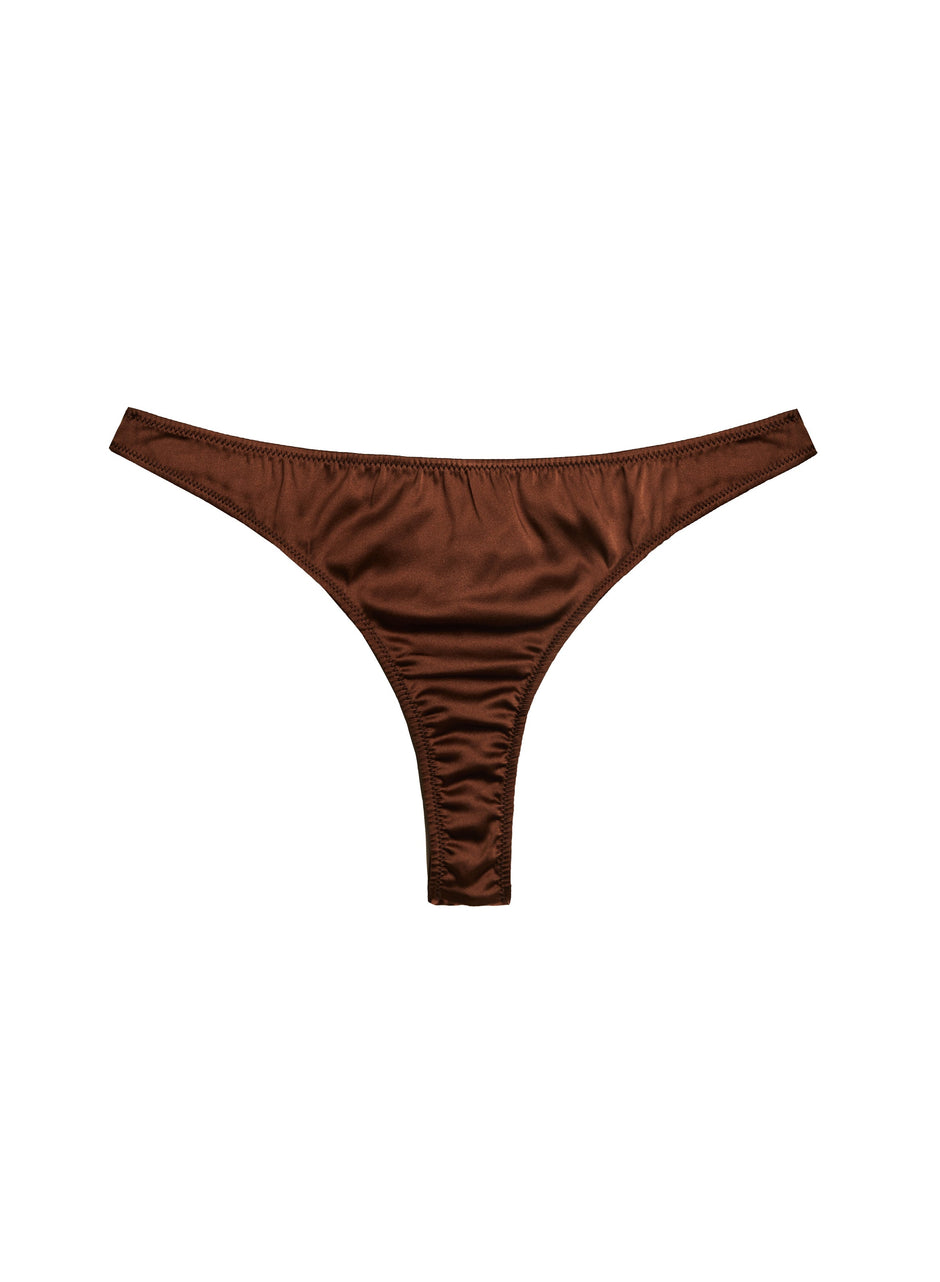 Cocoa - Luxe Thong | Fleur du Mal - DEMO