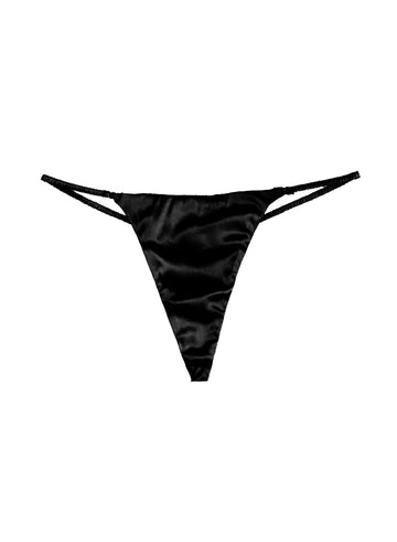 Black - Luxe V-String | Fleur du Mal - DEMO