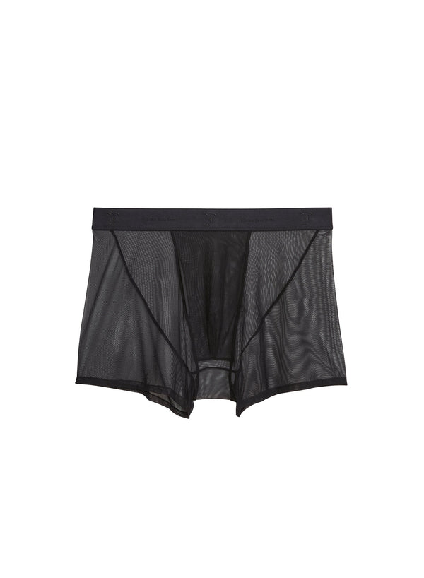Black - Men&#39;s Mesh Boxer Brief | Fleur du Mal - DEMO