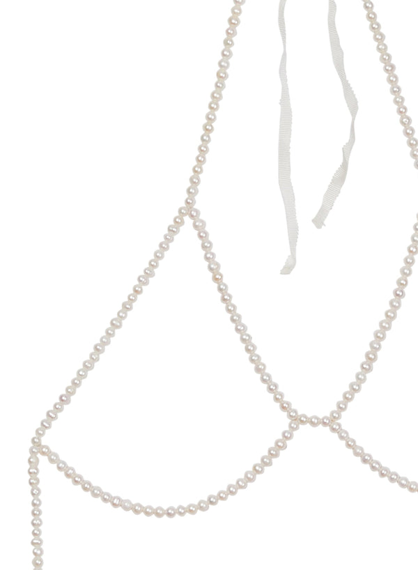 Ivory - Pearl Framed Bra | Fleur du Mal - DEMO