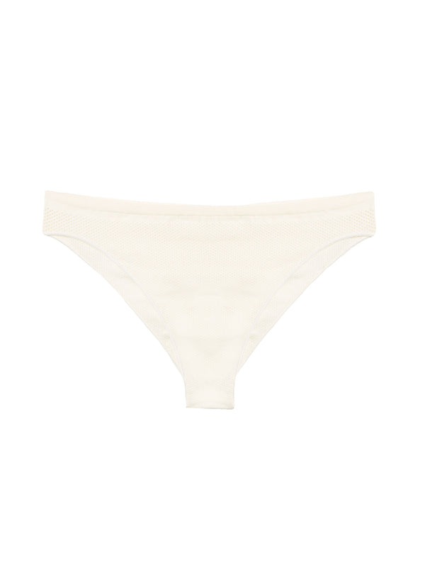 Ivory - Le Body Perforated Knit Panty | Fleur du Mal - DEMO