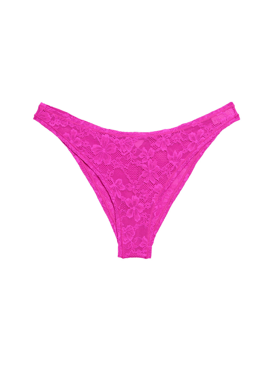 Wild pink - Le Stretch Lace Cheeky | Fleur du Mal - DEMO